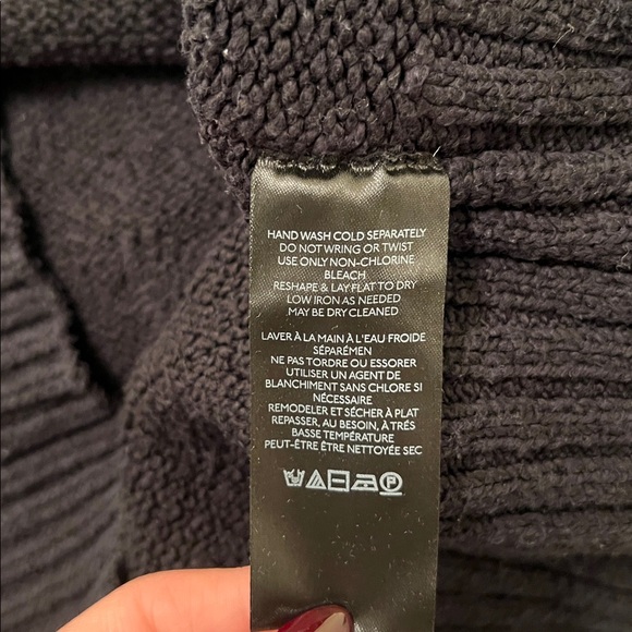 Free People Brookside Tunic Sweater Black XS - Picture 13 of 14